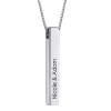 Silver Plated Bar Necklace