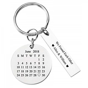 Calendar with Tag Keychain