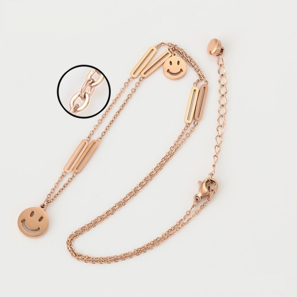 Gold Plated Smiley Necklace