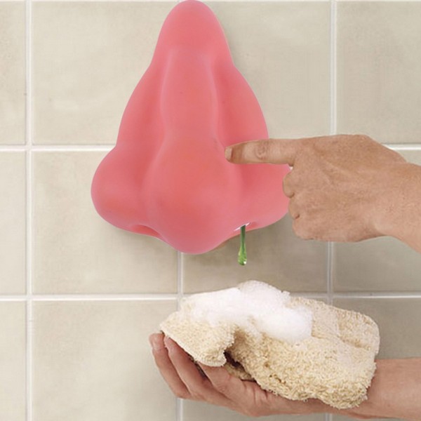 Nose-Shaped Soap Dispenser