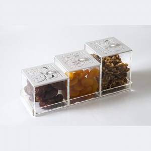 Food Jars with 3 Compartments