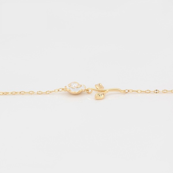 Gold Plated Flower Bracelet