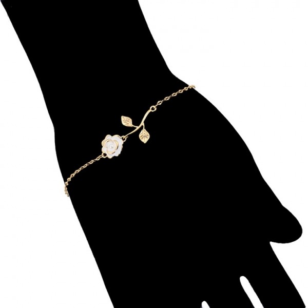Gold Plated Flower Bracelet