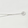 Rhodium Plated Ring Necklace