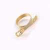 Stainless Steel Mesh Belt Bracelet - Gold