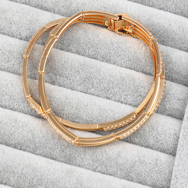 Gold Plated Crystal Bracelet